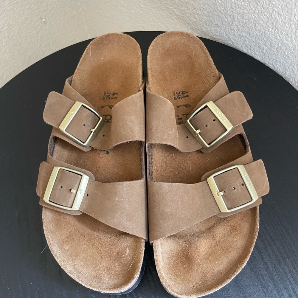 Birkenstock Papillio Arizona Platform Sandals Mocha